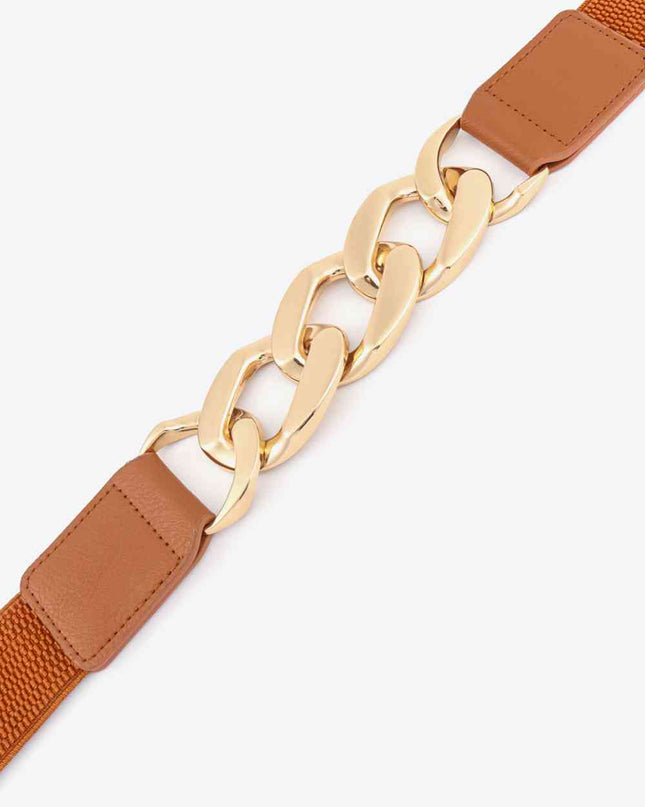 Chain Detail Elastic Belt