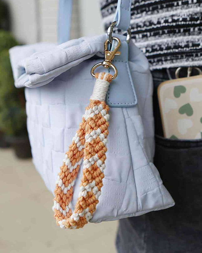 Macrame Wristlet Key Chain