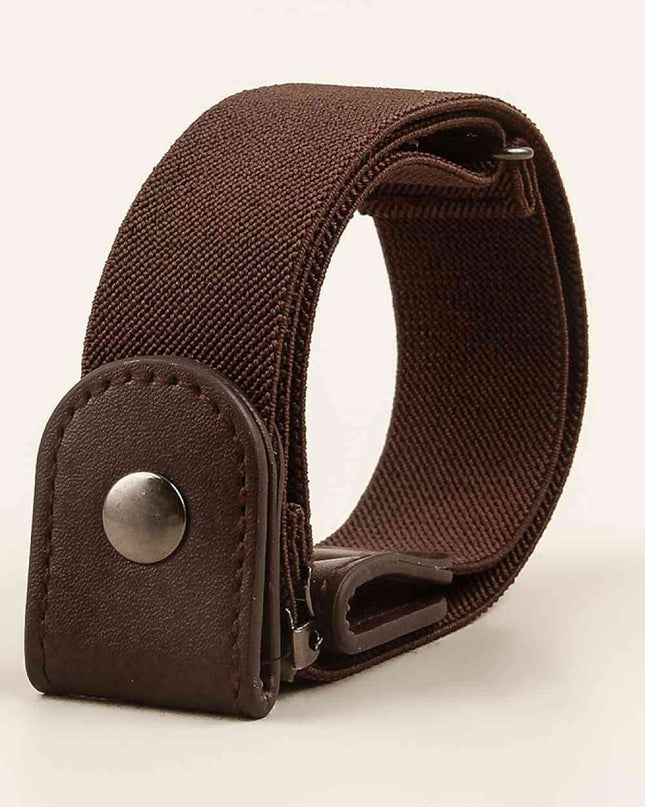 PU Elastic Snap Closure Belt