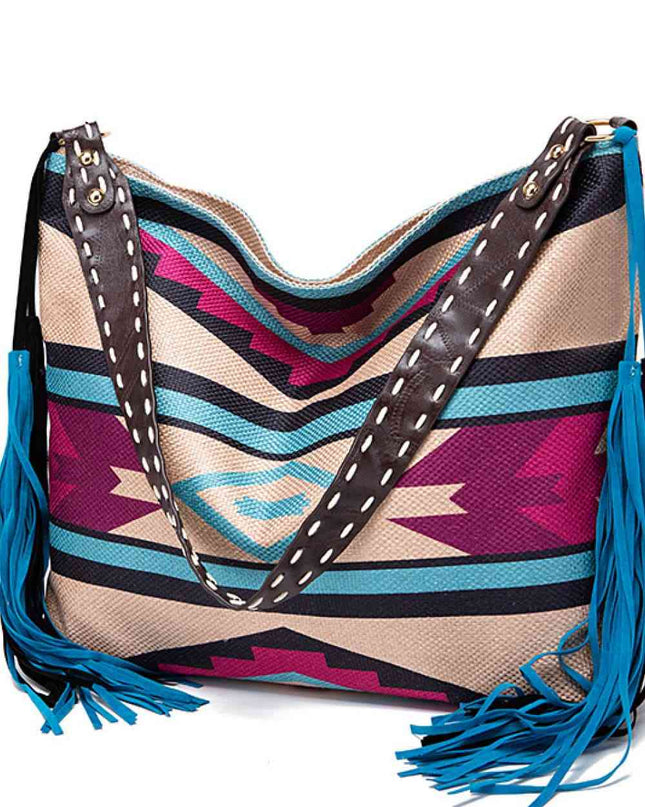 Geometric Canvas Tote Bag