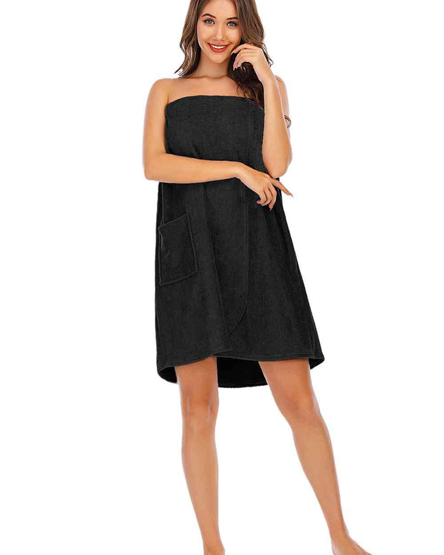 Strapless Robe with pocket