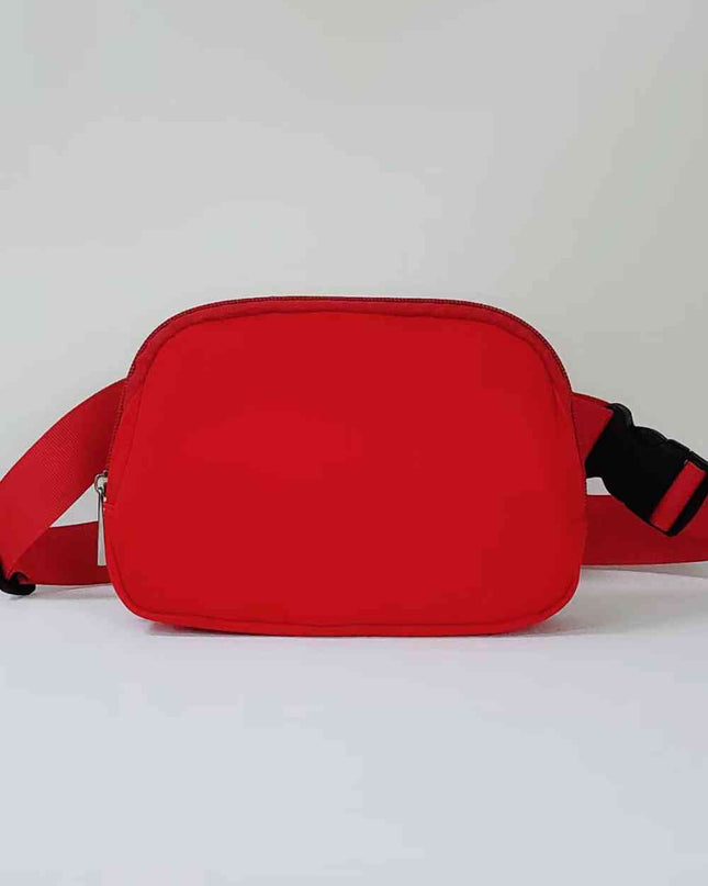 Buckle Zip Closure Fanny Pack